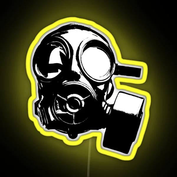 Gas Mask RGB Neon Sign