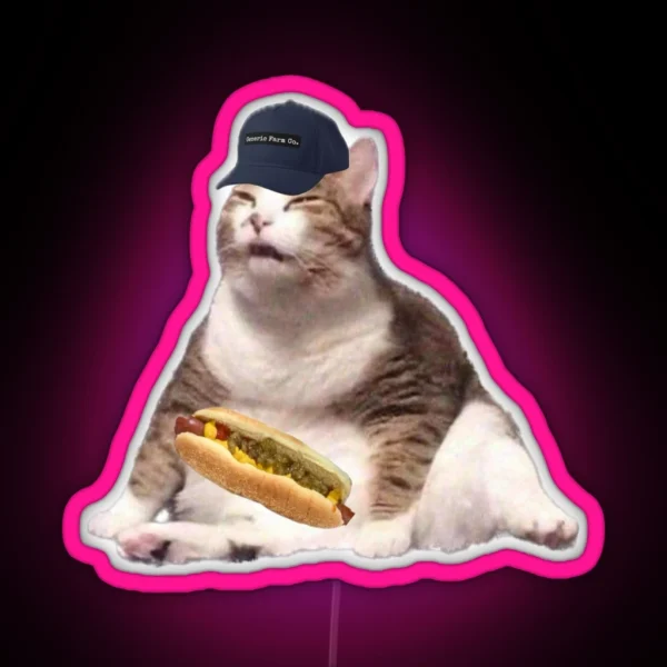 Gas Station Hotdog RGB Neon Sign