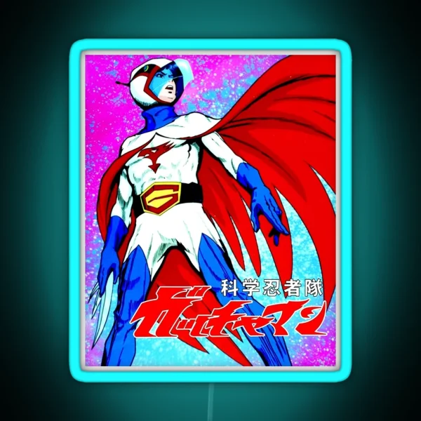 Gatchaman Battle Of The Planets RGB Neon Sign