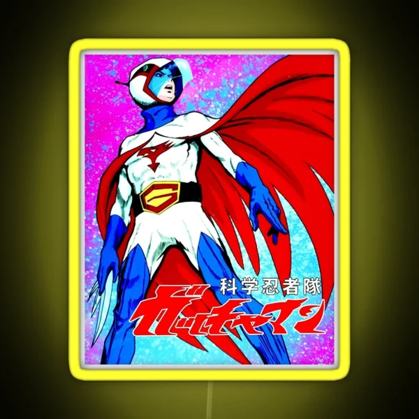 Gatchaman Battle Of The Planets RGB Neon Sign