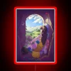 Gatchaman Crowds Hajime At The Window RGB Neon Sign - Image 2