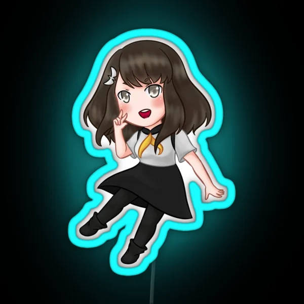Gatchaman Crowds Hajime Ichinose RGB Neon Sign
