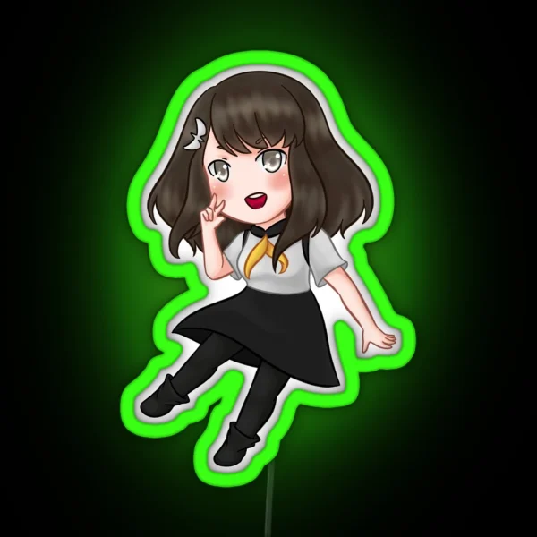 Gatchaman Crowds Hajime Ichinose RGB Neon Sign