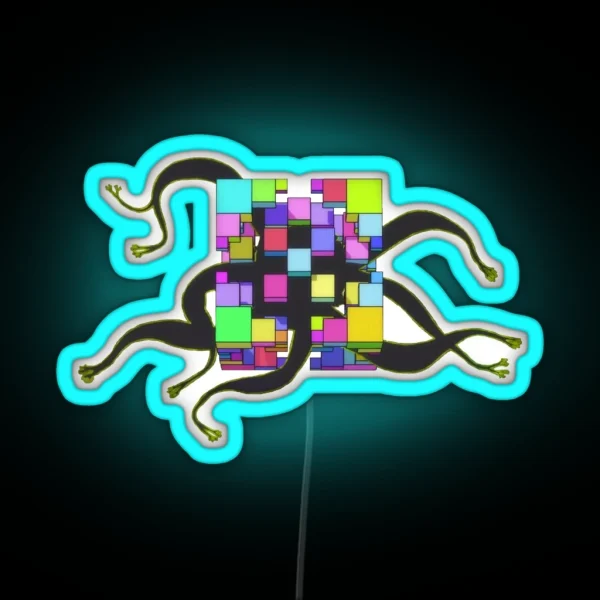 Gatchaman Crowds Mess Led RGB Neon Sign