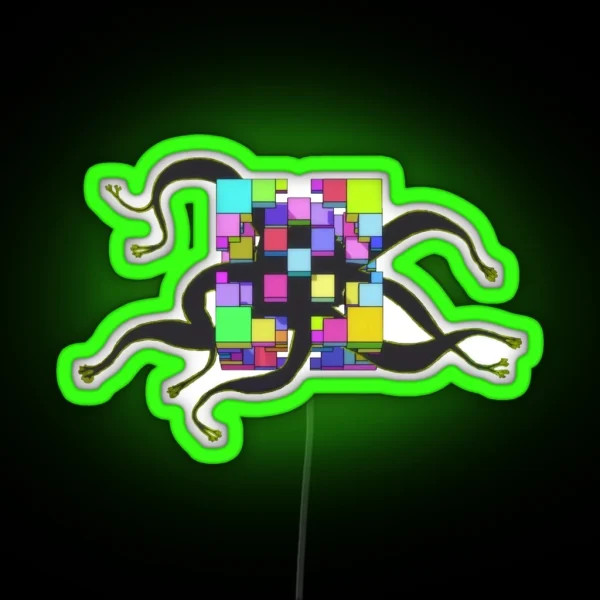 Gatchaman Crowds Mess Led RGB Neon Sign