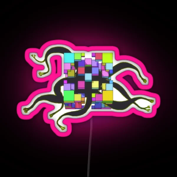 Gatchaman Crowds Mess Led RGB Neon Sign