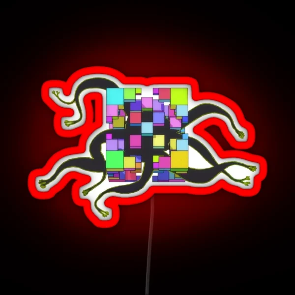 Gatchaman Crowds Mess Led RGB Neon Sign