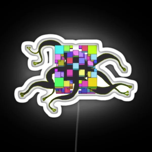 Gatchaman Crowds Mess Led RGB Neon Sign