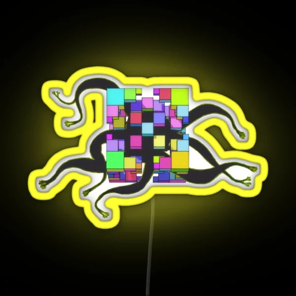 Gatchaman Crowds Mess Led RGB Neon Sign