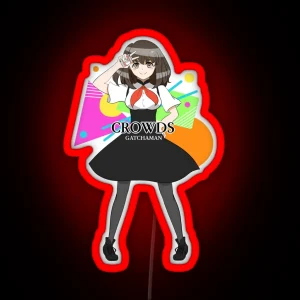 Gatchaman Crowds RGB Neon Sign