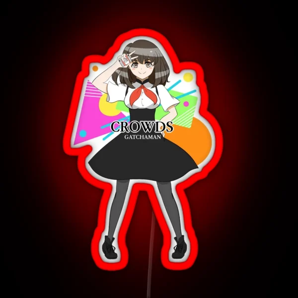 Gatchaman Crowds RGB Neon Sign