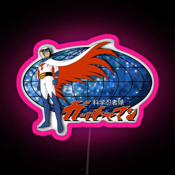 Gatchaman Ken The Eagle RGB Neon Sign