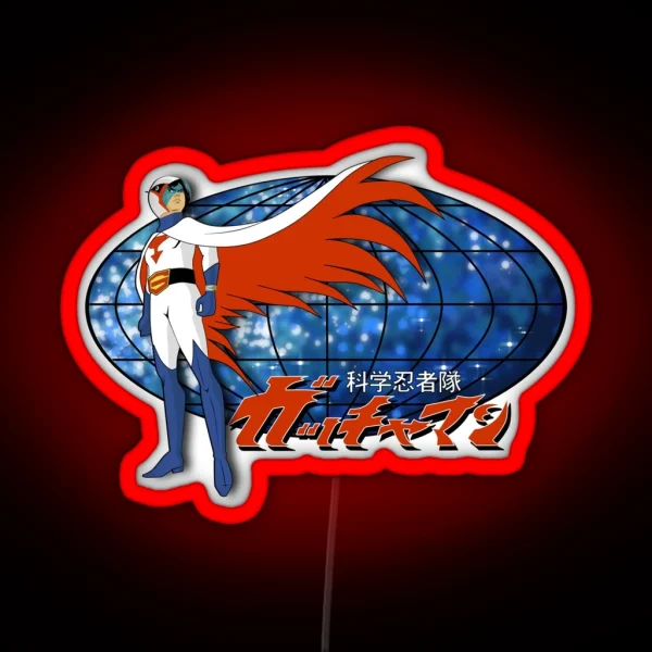 Gatchaman Ken The Eagle RGB Neon Sign