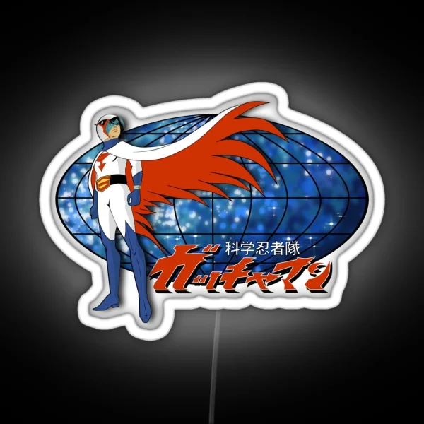 Gatchaman Ken The Eagle RGB Neon Sign