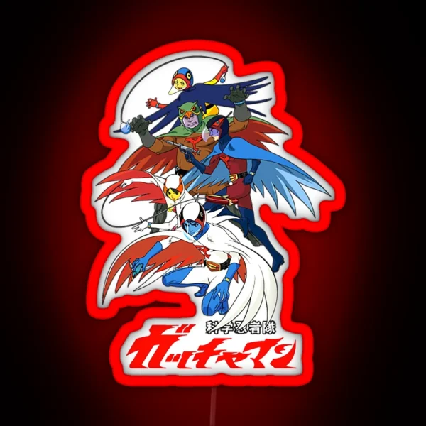 Gatchaman Ledgatchaman G Force RGB Neon Sign