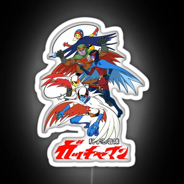 Gatchaman Ledgatchaman G Force RGB Neon Sign