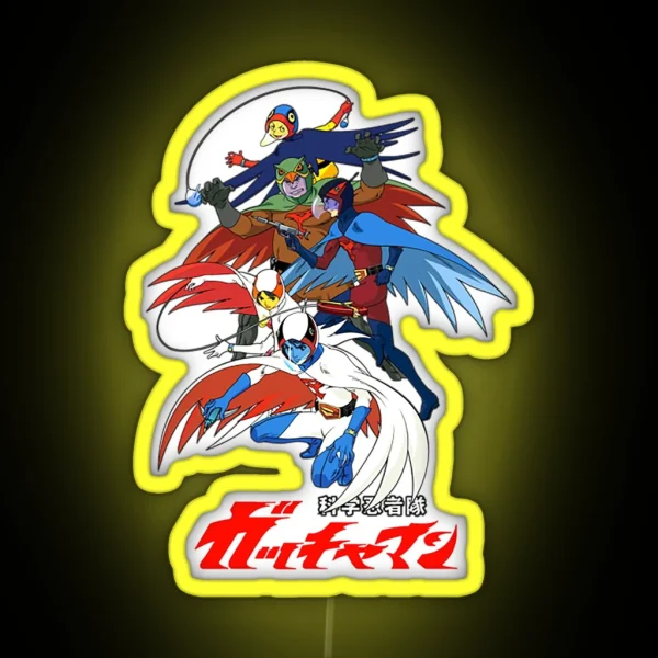 Gatchaman Ledgatchaman G Force RGB Neon Sign