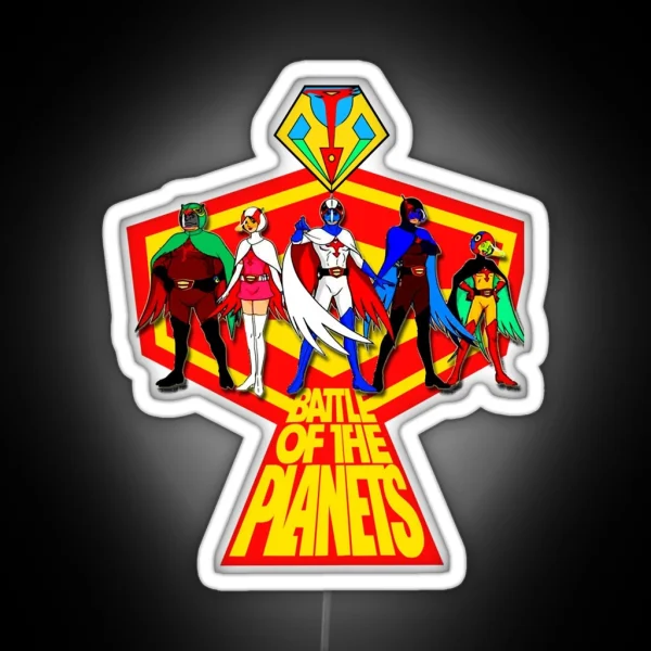 Gatchaman Logo RGB Neon Sign