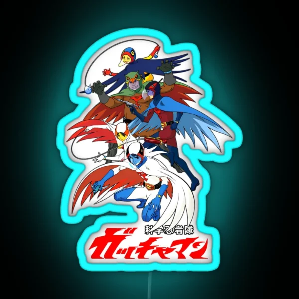 Gatchaman RGB Neon Sign