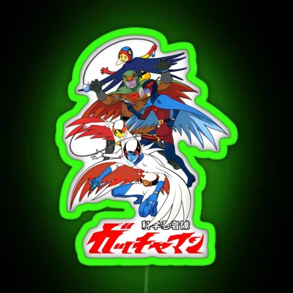 Gatchaman RGB Neon Sign