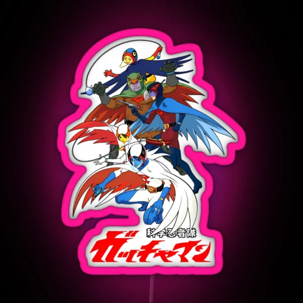 Gatchaman RGB Neon Sign
