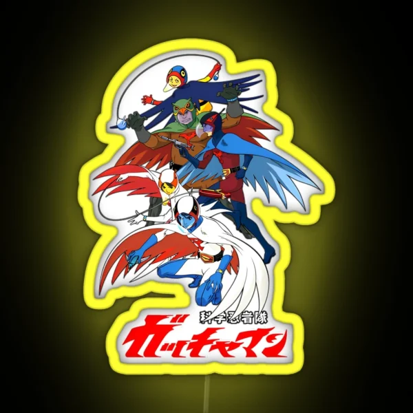 Gatchaman RGB Neon Sign