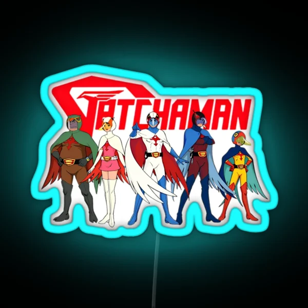 Gatchaman RGB Neon Sign