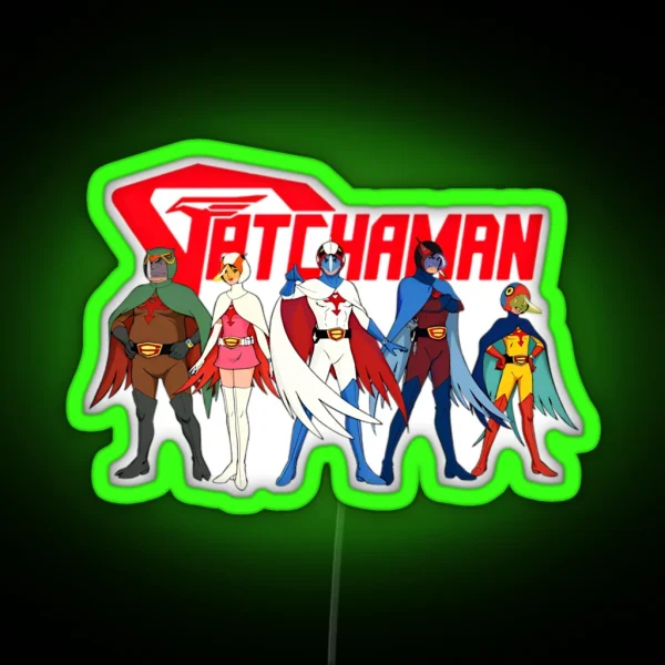 Gatchaman RGB Neon Sign