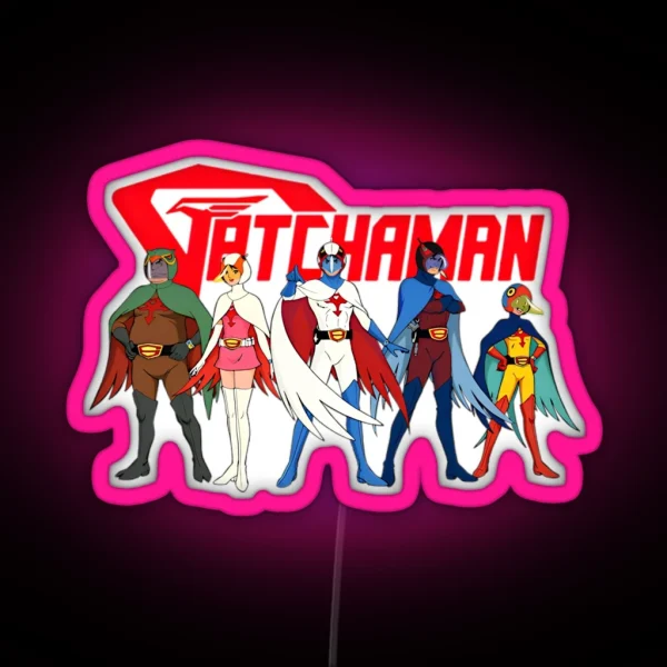 Gatchaman RGB Neon Sign