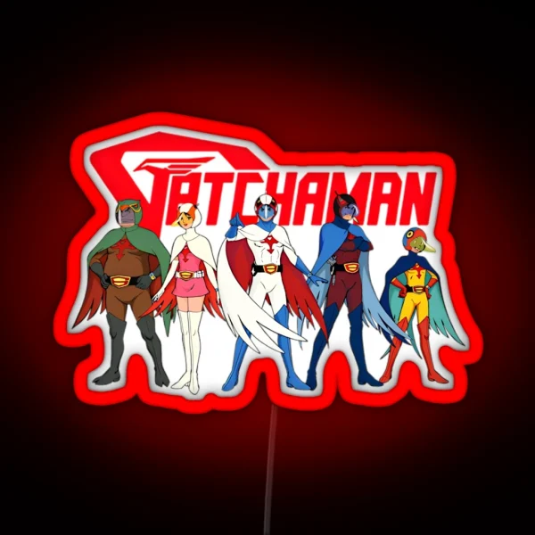 Gatchaman RGB Neon Sign