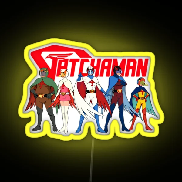 Gatchaman RGB Neon Sign