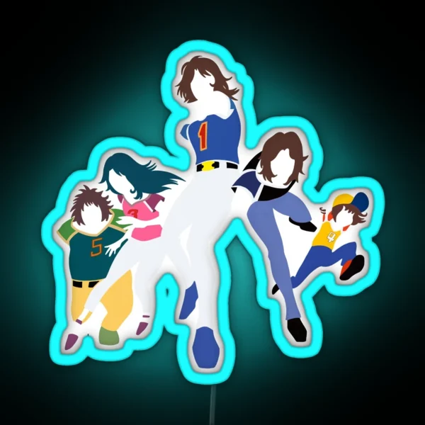 Gatchaman RGB Neon Sign