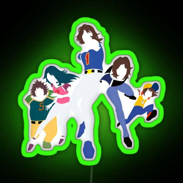 Gatchaman RGB Neon Sign