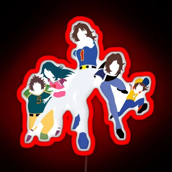Gatchaman RGB Neon Sign
