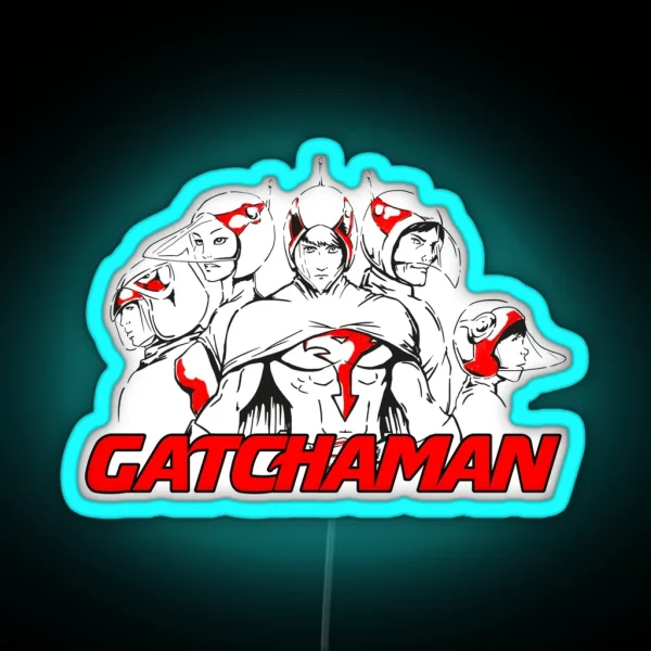 Gatchaman RGB Neon Sign