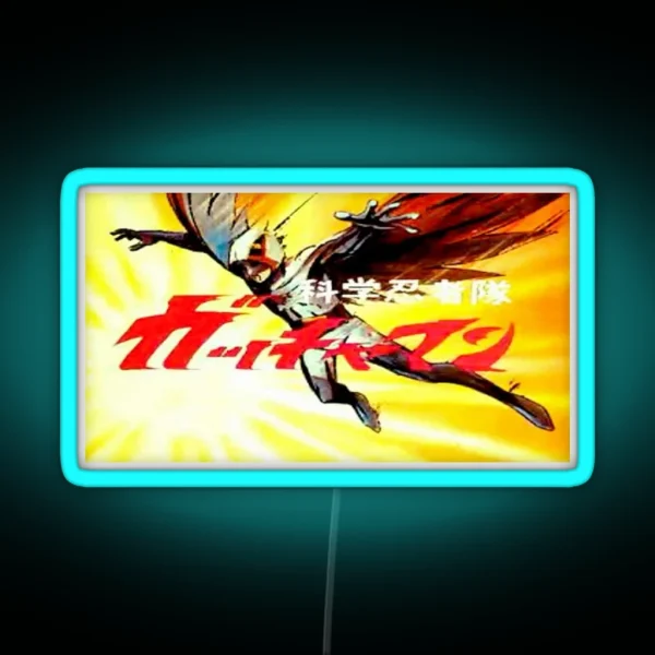 Gatchaman Title RGB Neon Sign