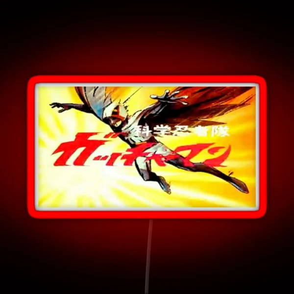 Gatchaman Title RGB Neon Sign