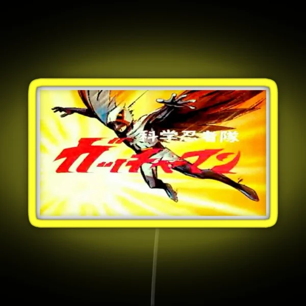 Gatchaman Title RGB Neon Sign