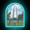 Gateway Arch Decal RGB Neon Sign - Image 3