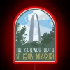 Gateway Arch Decal RGB Neon Sign - Image 2
