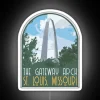 Gateway Arch Decal RGB Neon Sign - Image 4