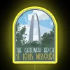 Gateway Arch Decal RGB Neon Sign - Image 5