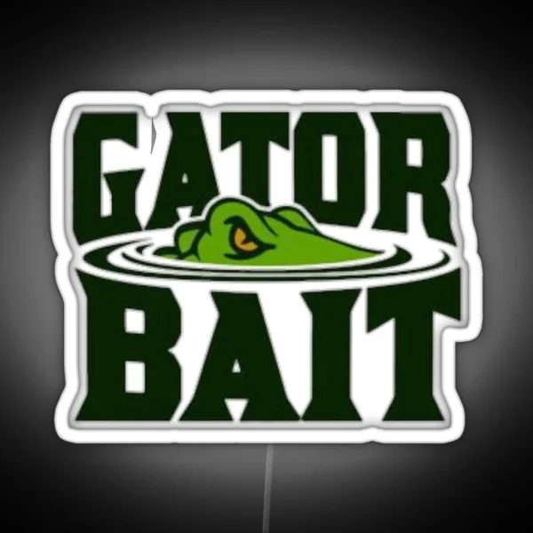 Gator Bait Elegator And Crocodile RGB Neon Sign