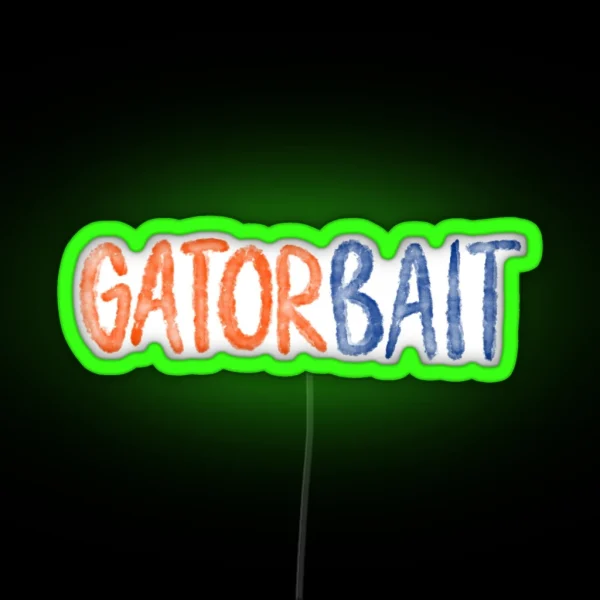 Gator Bait Led RGB Neon Sign