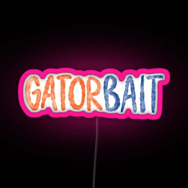 Gator Bait Led RGB Neon Sign