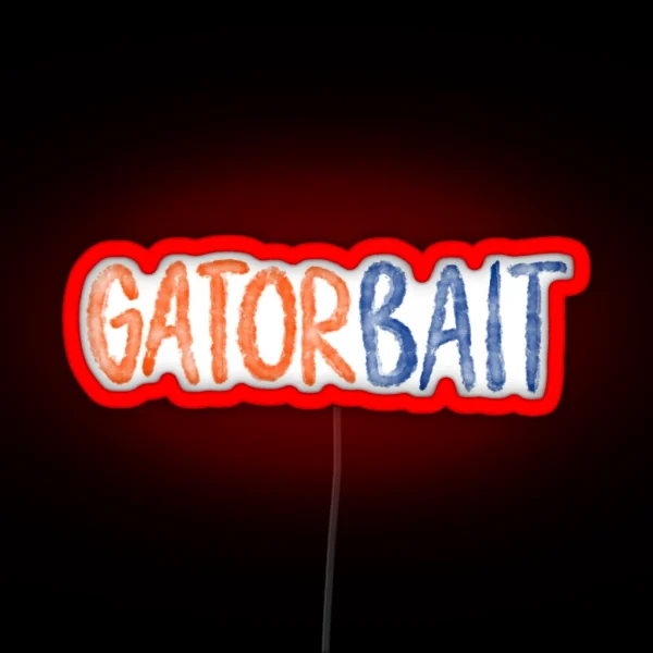 Gator Bait Led RGB Neon Sign