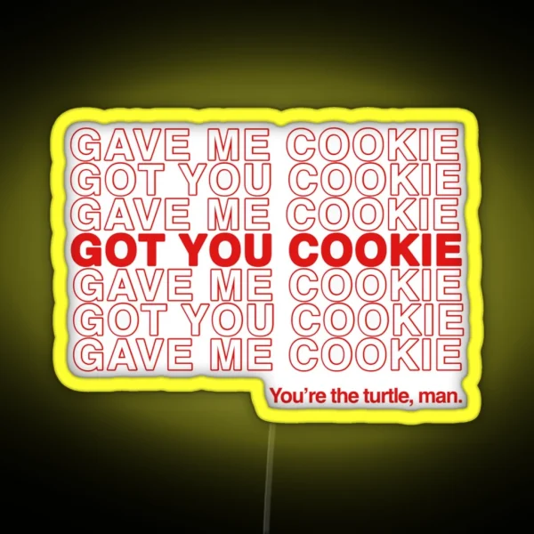 Gave Me Cookie New Girl Nick Miller RGB Neon Sign