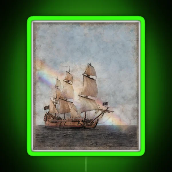 Gay Piracy RGB Neon Sign