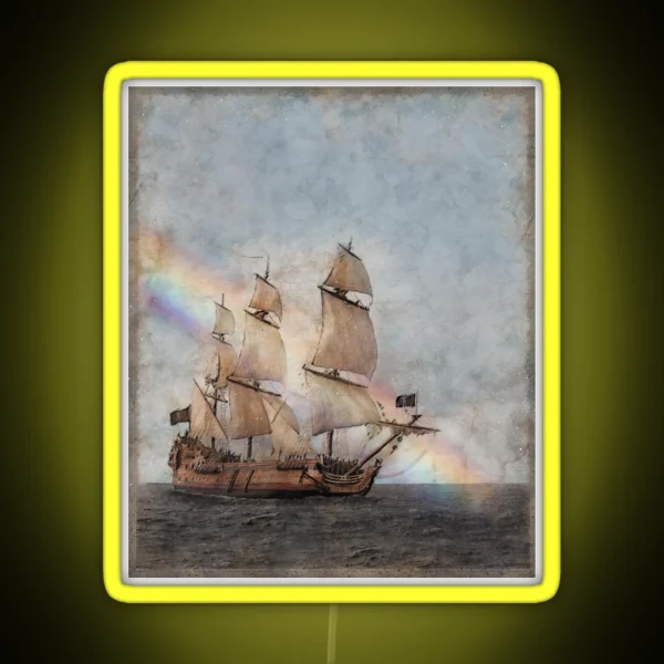 Gay Piracy RGB Neon Sign