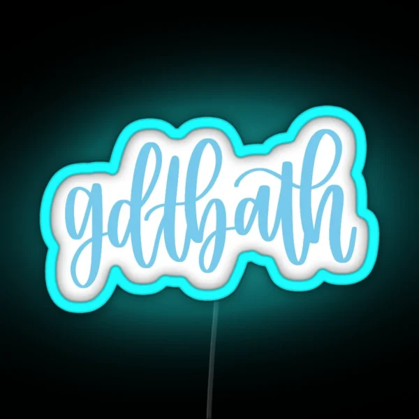 GDTBATH RGB Neon Sign